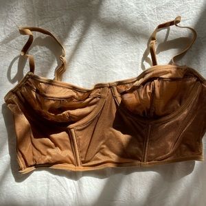 SKIMS • cropped bustier top